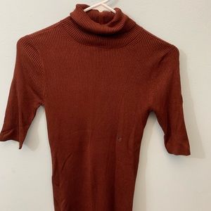 Express Copper Turtlneck sweater